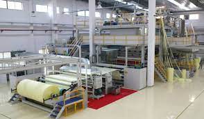 What is the process of manufacturing non woven fabric?